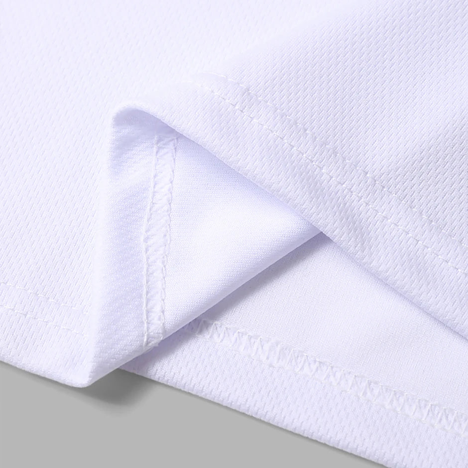 Men's Quick-Dry Sports Shirt – Multicolor Summer Running Badminton Tee with Reflective Strip