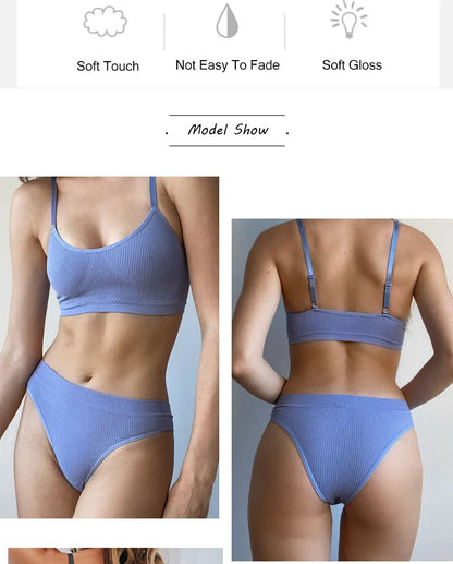 FINETOO 4PCS/Set Seamless Women Pantys High Waist Briefs Solid Color Brazilian Panties Girls Sexy Underpants For Women Lingerie