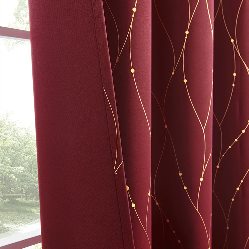 Blackout Curtains | Light Blocking Curtains for Living Room - Heat Insulating Drapes