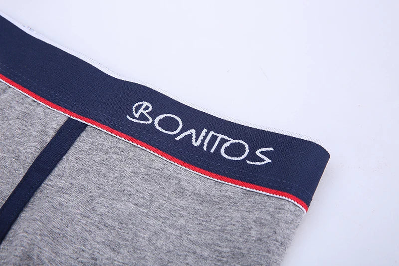 Mens Cotton Boxer Shorts - 4-Pack Underwear Set Soft and Comfortable