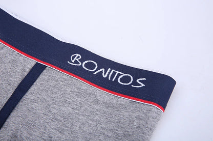 Mens Cotton Boxer Shorts - 4-Pack Underwear Set Soft and Comfortable