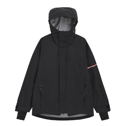 Hard Shell Ski Jacket – Waterproof 3 Layer Durable Winter Coat for Snowboarding Women