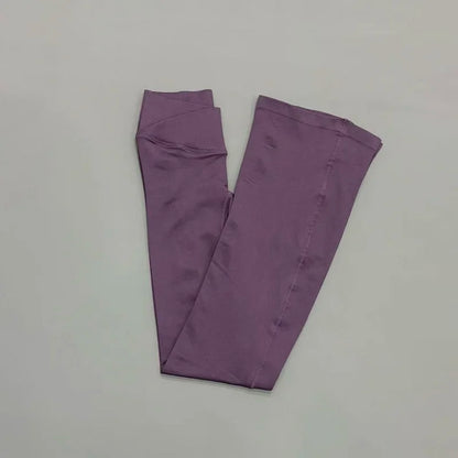 HISTELLO Vision Flare Leggings Seamless Yoga Stretchy Wide Leg Trousers Gym Running Workout Sports Clothing Quick Dry Breathable