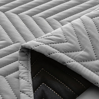 Blackout Thermal Curtains - Heavy Duty Quilted Window Drapes for Living Room