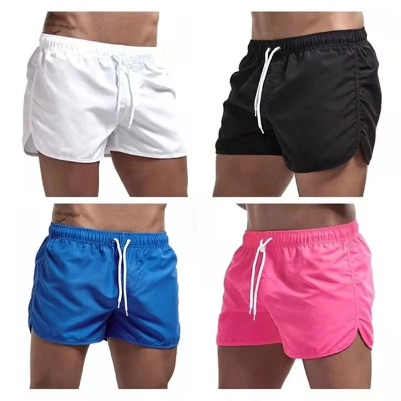 2026 Men's Swim Shorts Summer Colorful Swimwear Man Swimsuit Swimming Trunks Sexy Beach Shorts Surf Board Male Clothing Pants