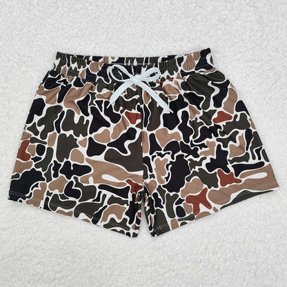 Hot Sale Baby Boys Swim Clothes Camo Ducks Trunks Swimsuits Swimwear Boutique Kids Boys Swim Trunks Fashion Kids Boys Swimsuit