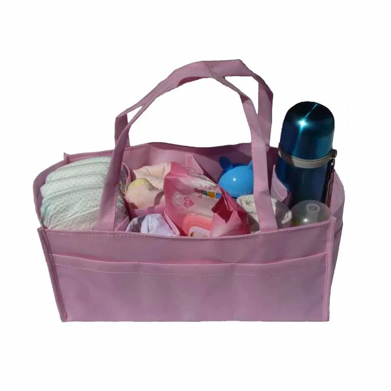 Portable Mummy Bag Bottle Storage Multi-Function Separate Bag Nappy Maternity Handbag Large Capacity Baby Tote Diaper Organizer
