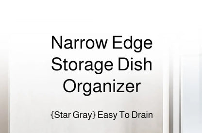 Stainless Steel Dish Rack | Narrow Kitchen Utensil Drainer & Countertop Cutlery Holder
