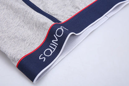 Mens Cotton Boxer Shorts - 4-Pack Underwear Set Soft and Comfortable