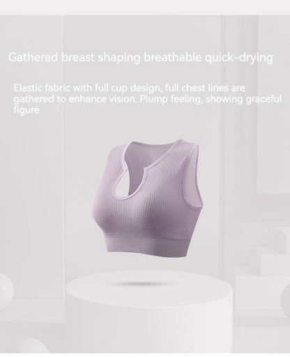Peach Butt Fitness Fast Dry Running Sports Tight Yoga Shorts Lady's Shock Proof Yoga Beauty Vest Fitness Sports Bra Set