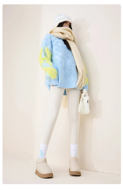 High Waist Fleece Leggings – Seamless Elastic Thermal Leggings Women Warm Winter Tights