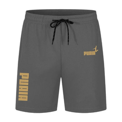 Men's Running Shorts Casual Sports Breathable Mesh Quick Dry Shorts Outdoor Hiking Clothing Fitness Quick Dry Drawstring Shorts