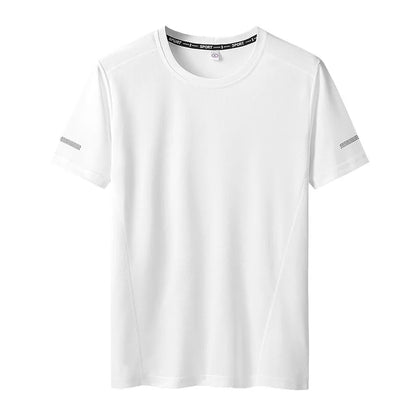 Plus Size Men's T-Shirts - Summer Big Tops | Quick Dry Slim Fit Mesh Tee