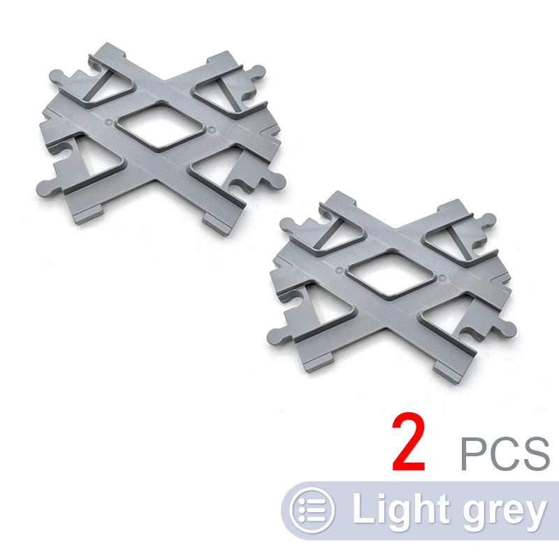 Kids Train Track Blocks – DIY Railway Toy Set With Large Plastic Bricks & STEM Gift