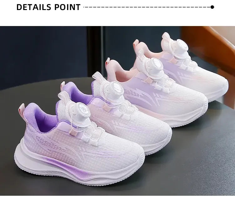 Firm Stitching Kids Mesh Casual Sport Shoes Breathable Raw Material Solid Structure Fitness Outdoor Play Shoes
