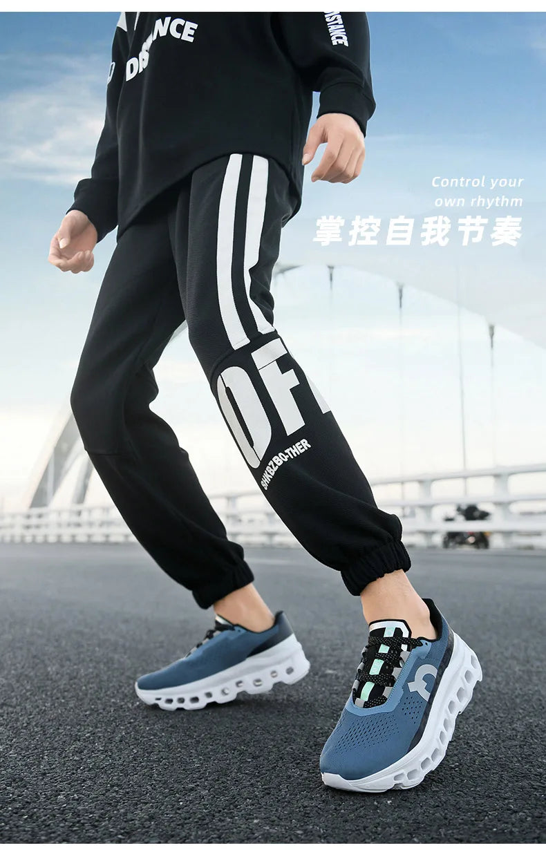 2026 Air Cushion Running Shoes Jogging Marathon Men Sports Breathable Lightweight Women's Comfortable Nonskid Leisure Sneakers