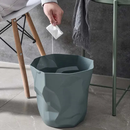 Irregular Trash Can - Creative Bathroom Waste Bin for Home