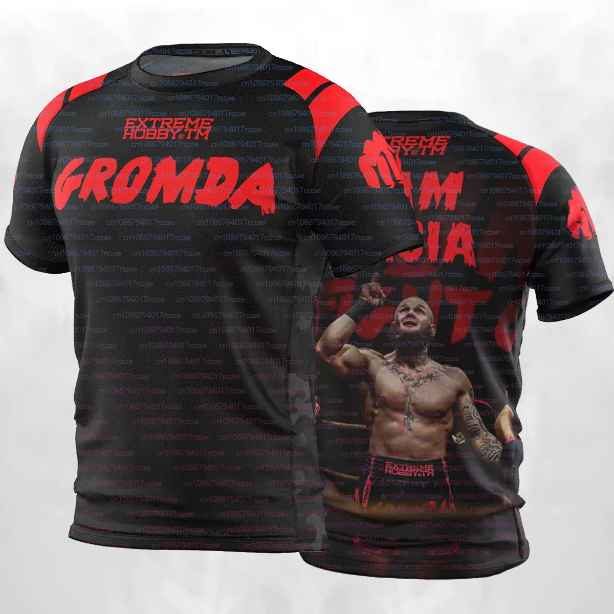 MMA Team Jersey - Breathable Short Sleeve Boxing Game Shirt With 3D Print Sportswear