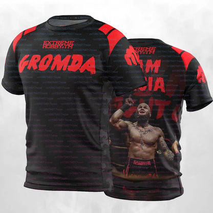 MMA Team Jersey - Breathable Short Sleeve Boxing Game Shirt With 3D Print Sportswear
