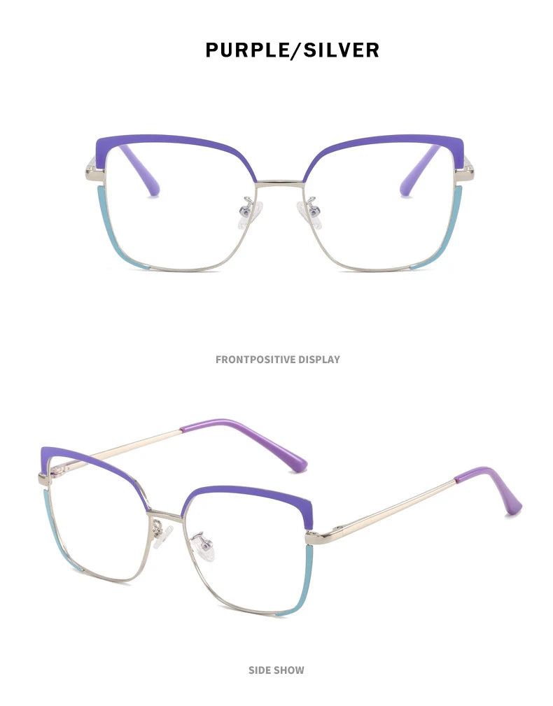 O-Q CLUB Women's Grade Glasses Anti Blue Light Lenses Woman's Eyeglasses Lunettes Myopia Reading Glass Sunglasses Man Eyewear