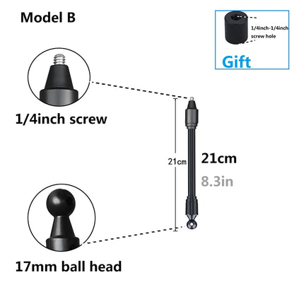 Flexible Arm Monopod Selfie Stick Rod Mount Holder Stands for Mobile Phones for Gopro Hero DJI OSMO Insta 360 Cameras Tripod