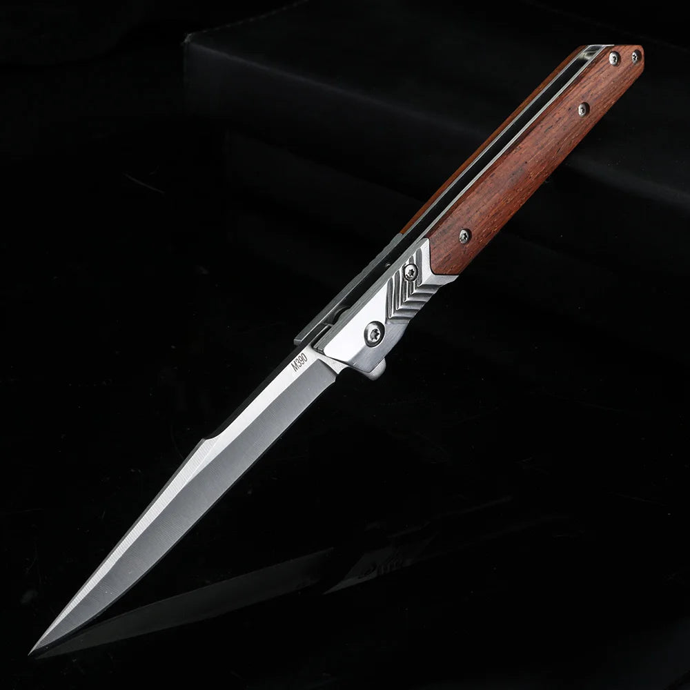 Wooden Handle Folding Fruit Knife - Sharp Camping Peeler for Fruits  Vegetables