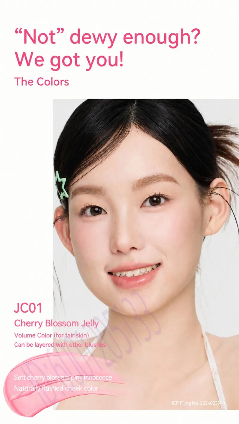 AZTK Liquid Blush Water To Powder Soft Matte Cool Toned Blusher Natural Pink Flush Long Lasting Cheek Tint Makeup