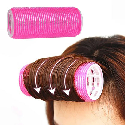 Self-Adhesive Hair Rollers - Large Soft Hair Curlers for DIY Home Styling - ZOOMNSTORE