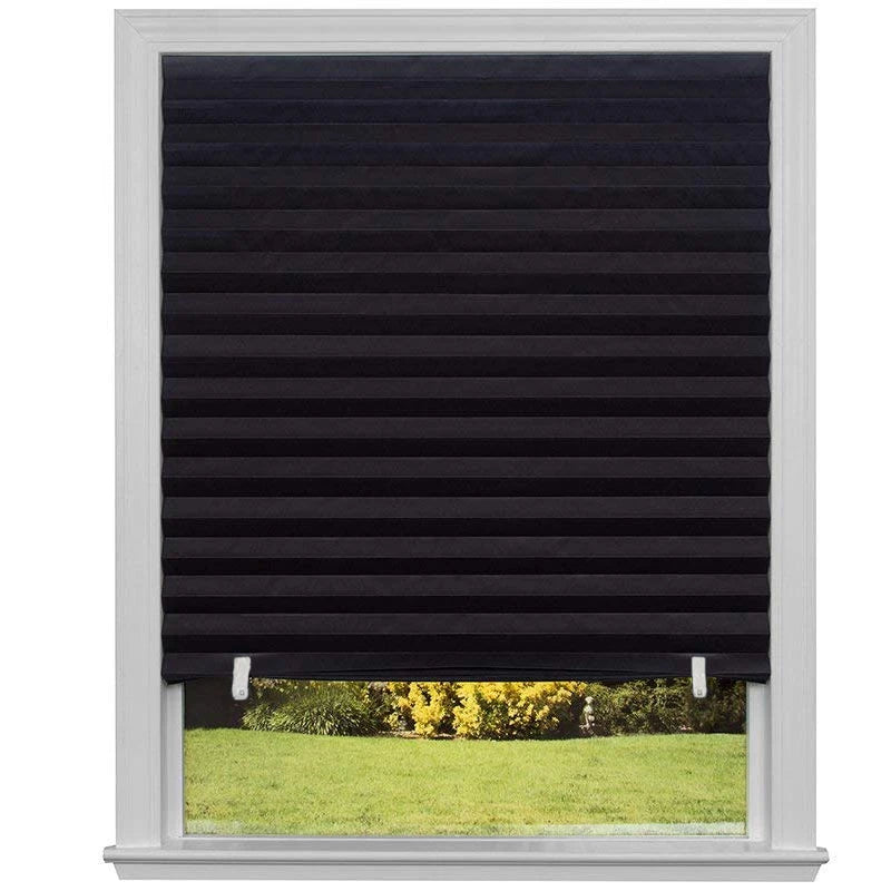 1PC Self-Adhesive Non-Woven Pleated Blinds Folding Curtains For Kitchen Balcony Shades Home Blackout Blinds For Windows Decor - ZOOMNSTORE