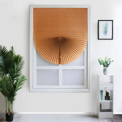 1PC Self-Adhesive Non-Woven Pleated Blinds Folding Curtains For Kitchen Balcony Shades Home Blackout Blinds For Windows Decor - ZOOMNSTORE