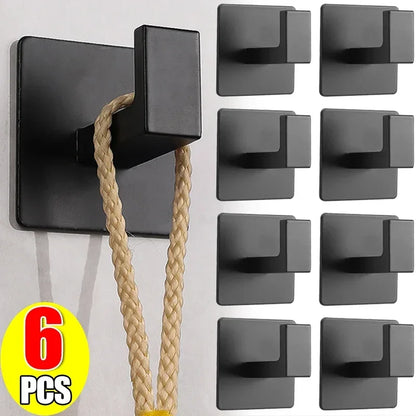 Self-Adhesive Wall Hooks - Strong Key and Towel Holders for Kitchen and Bathroom - ZOOMNSTORE