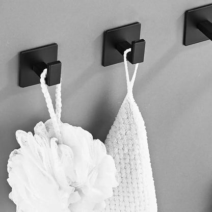 Self-Adhesive Wall Hooks - Strong Key and Towel Holders for Kitchen and Bathroom - ZOOMNSTORE