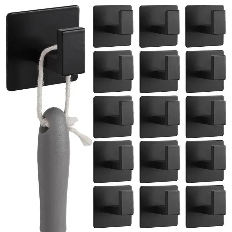 Self-Adhesive Wall Hooks - Strong Key and Towel Holders for Kitchen and Bathroom - ZOOMNSTORE
