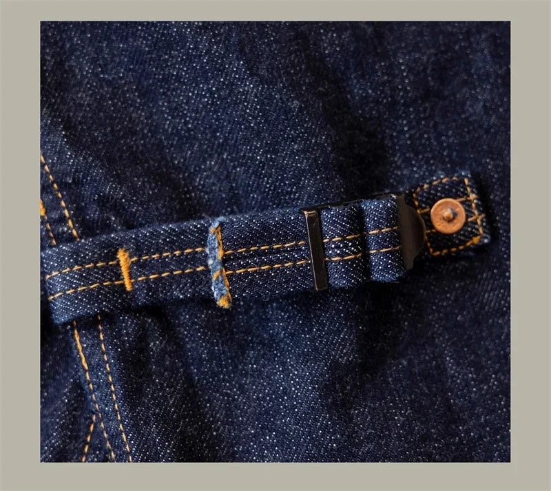 Red Tornado 11MJ Selvedge Denim Jacket Men's Rugged Wear Unlined Western Jean Outerwear - ZOOMNSTORE