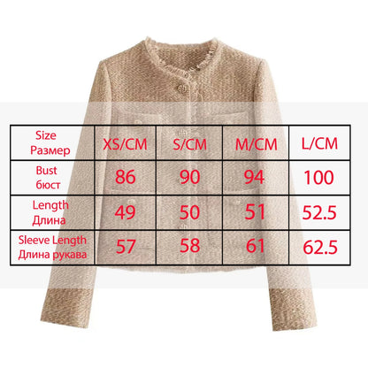 Suninheart Women's Sequined Bomber Jacket Fall O Neck Long Sleeve Gold Sequins Jacket Coat Female Glitter Chic Outerwear - ZOOMNSTORE