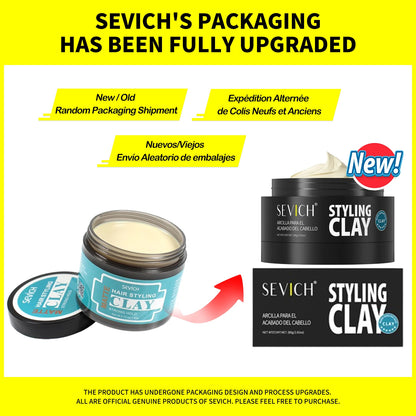 Sevich Matte Hair Clay Gel for Men - Strong Hold Styling Wax - ZOOMNSTORE