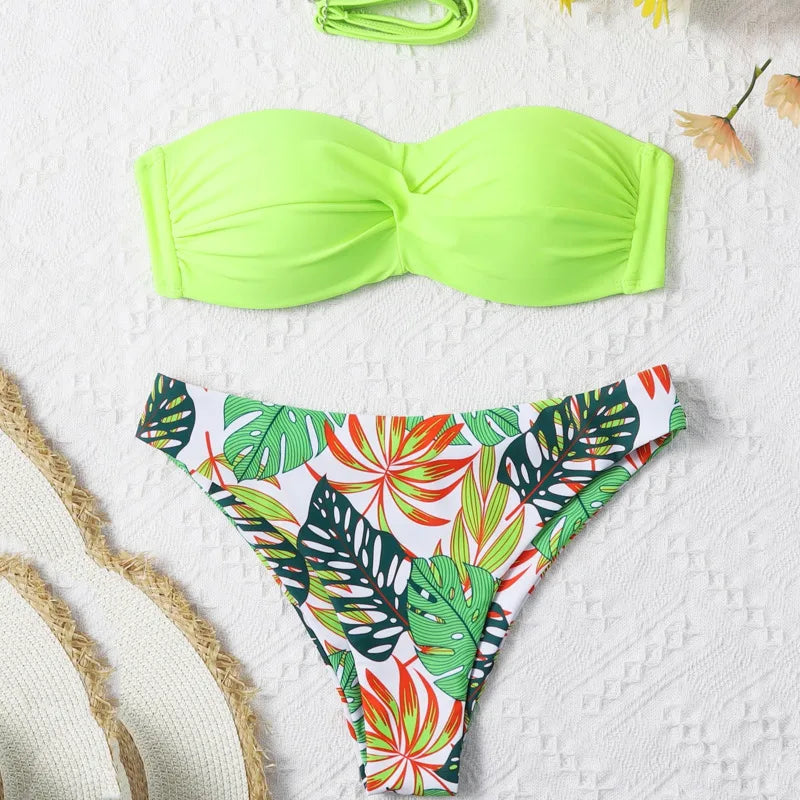 Womens Push Up Bikini Set - Sexy Swimsuit for Beach  Pool - ZOOMNSTORE