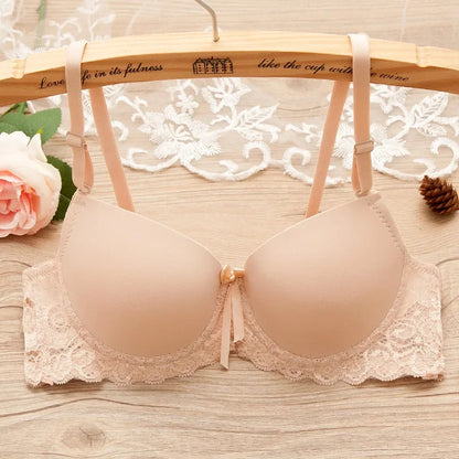 Sexy Lingerie Push Up Bra Top Chest Lace Bra Student Small Chest Bra Sexy Underwear Brassiere 34 36 38 Women Bra Lingerie - ZOOMNSTORE