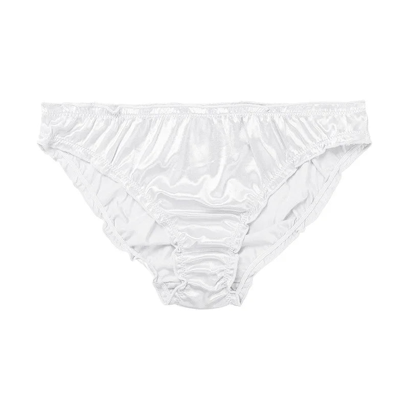 Sexy Low-Waist Satin Panties - Breathable Super Stretch Underwear - ZOOMNSTORE