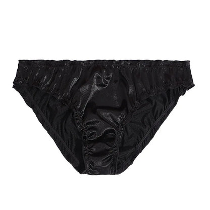 Sexy Low-Waist Satin Panties - Breathable Super Stretch Underwear - ZOOMNSTORE