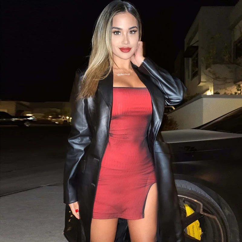 Mesh Double Layer Bodycon Dress - Sexy Sleeveless Party Outfit 2024 - ZOOMNSTORE