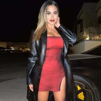 Mesh Double Layer Bodycon Dress - Sexy Sleeveless Party Outfit 2024 - ZOOMNSTORE