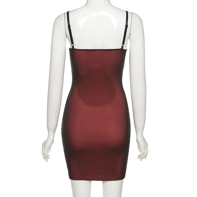 Mesh Double Layer Bodycon Dress - Sexy Sleeveless Party Outfit 2024 - ZOOMNSTORE