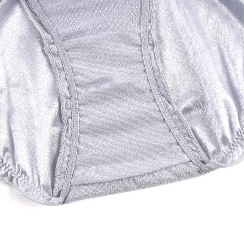 Sexy Low-Waist Satin Panties - Breathable Super Stretch Underwear - ZOOMNSTORE