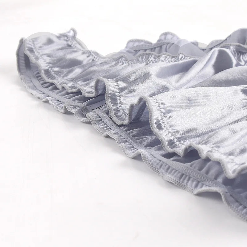 Sexy Low-Waist Satin Panties - Breathable Super Stretch Underwear - ZOOMNSTORE