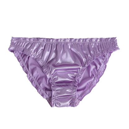 Sexy Low-Waist Satin Panties - Breathable Super Stretch Underwear - ZOOMNSTORE