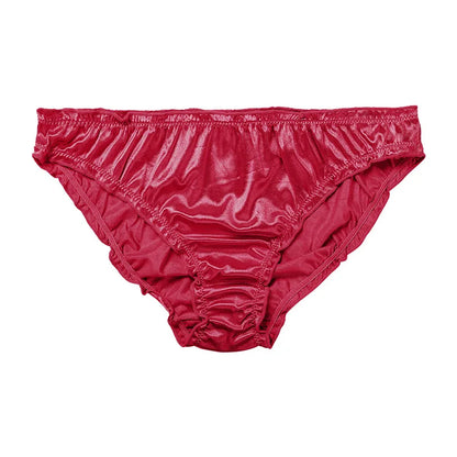 Sexy Low-Waist Satin Panties - Breathable Super Stretch Underwear - ZOOMNSTORE