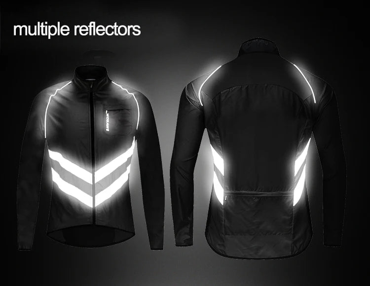 WOSAWE Cycling Jackets Summer Bicycle Jackets Windbreaker Lightweight MTB Sports Windbreaker Outdoor Sunscreen Riding Equipment