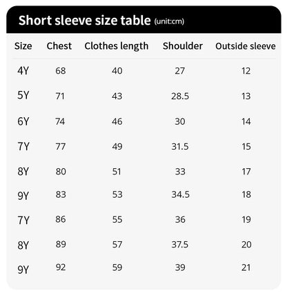 4-piece Children's Spring And Summer New Item 4Y-12Y Multi Size Brother Outfit Short Sleeved Fashionable Mixed Color Boy's T-shi