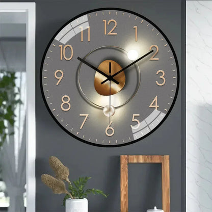 Silent Battery Operated Wall Clock - Non-Ticking Decor for Home  Office